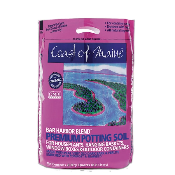 Coast Of Maine Bar Harbor Blend Organic Flower and Plant Potting Soil 8 qt 1sB8-200 - main